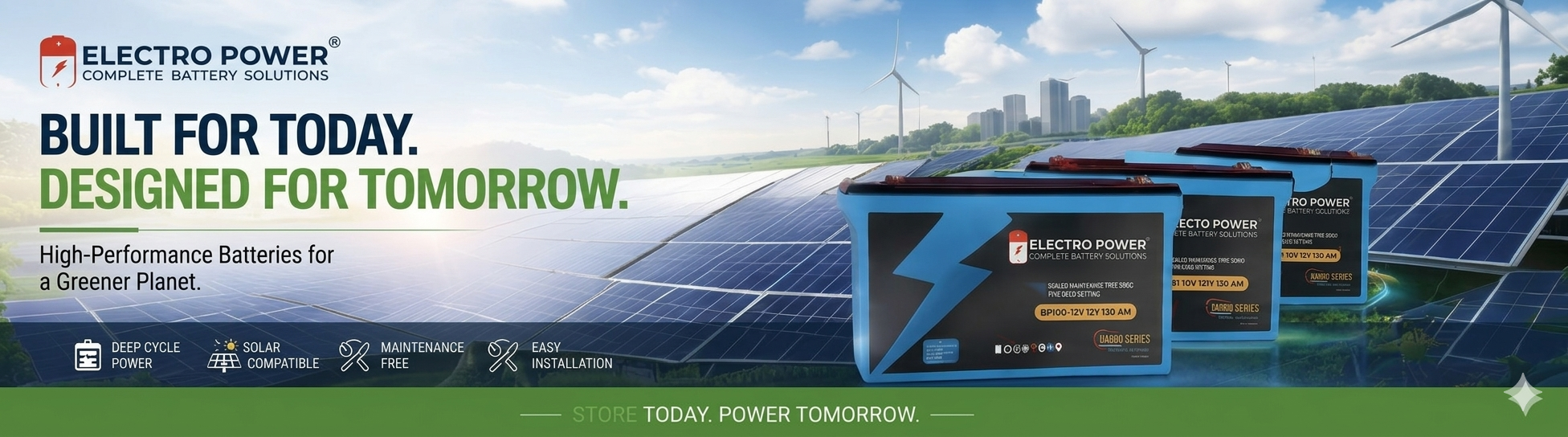 Solar banner