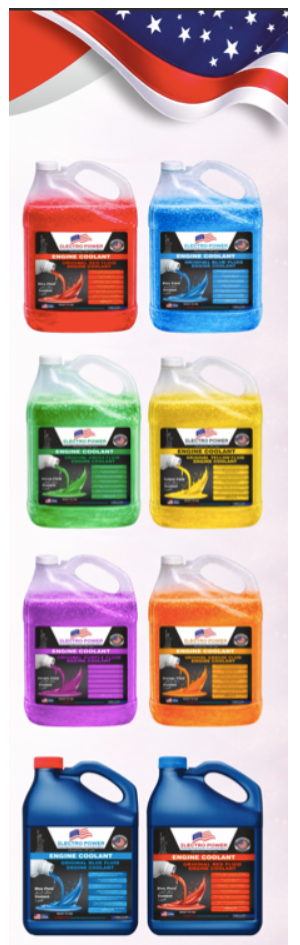 Electro Power Coolant Product Range